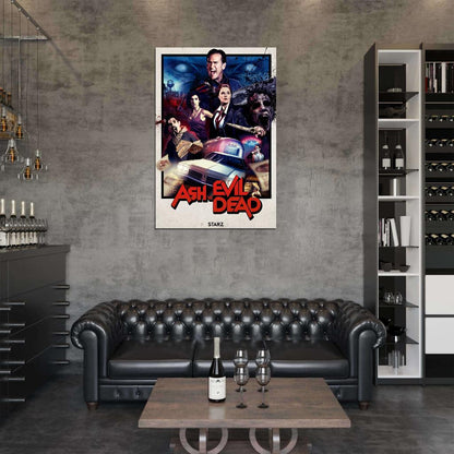 ASH vs THE EVIL DEAD Season 2 2016 Horror Film Retro Movie Vintage Wall Poster
