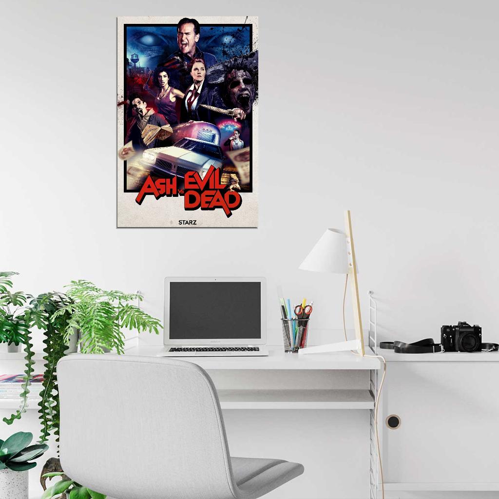 ASH vs THE EVIL DEAD Season 2 2016 Horror Film Retro Movie Vintage Wall Poster