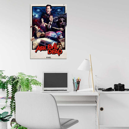 ASH vs THE EVIL DEAD Season 2 2016 Horror Film Retro Movie Vintage Wall Poster