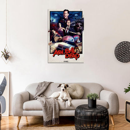 ASH vs THE EVIL DEAD Season 2 2016 Horror Film Retro Movie Vintage Wall Poster