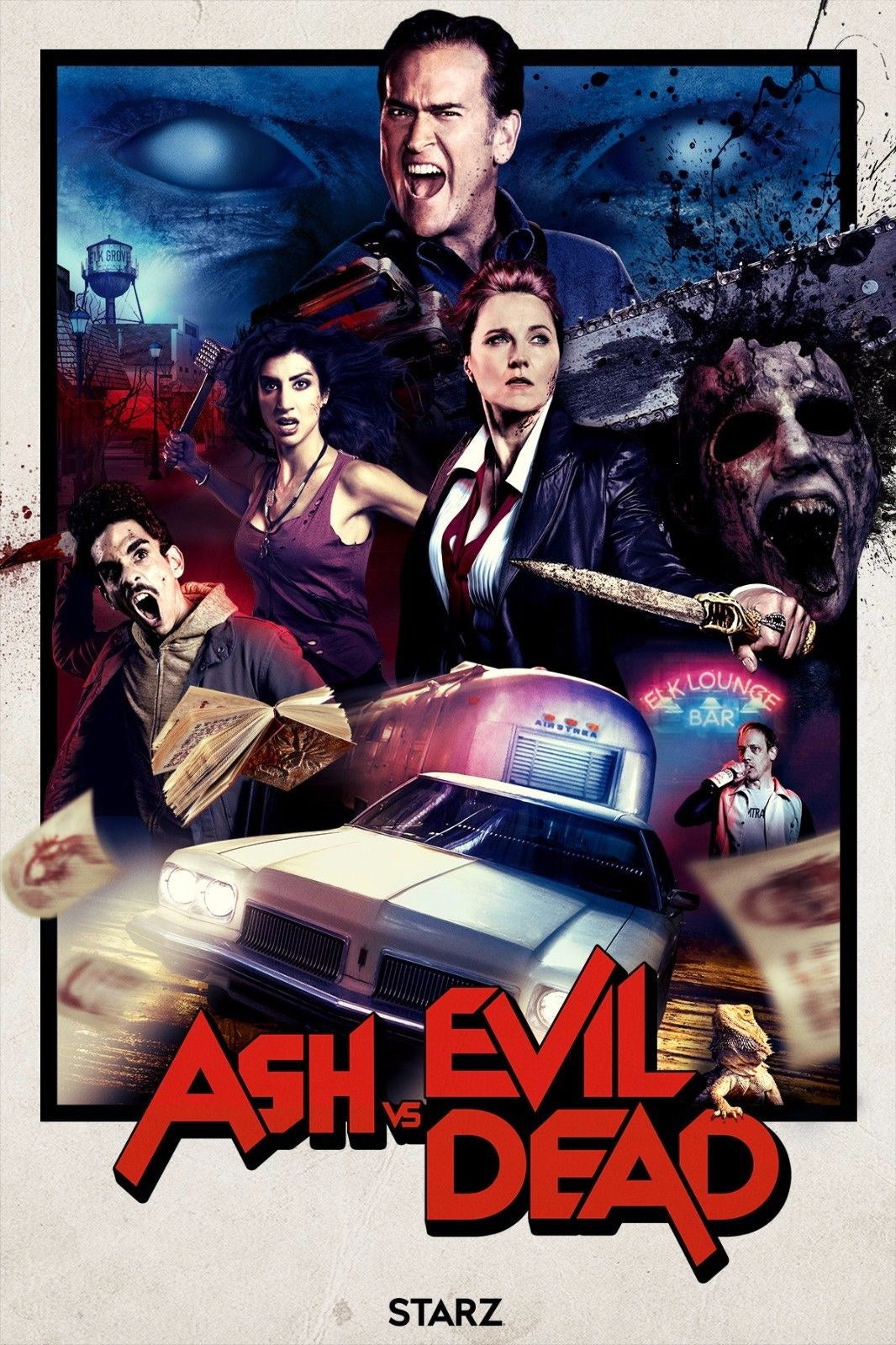 ASH vs THE EVIL DEAD Season 2 2016 Horror Film Retro Movie Vintage Wall Poster