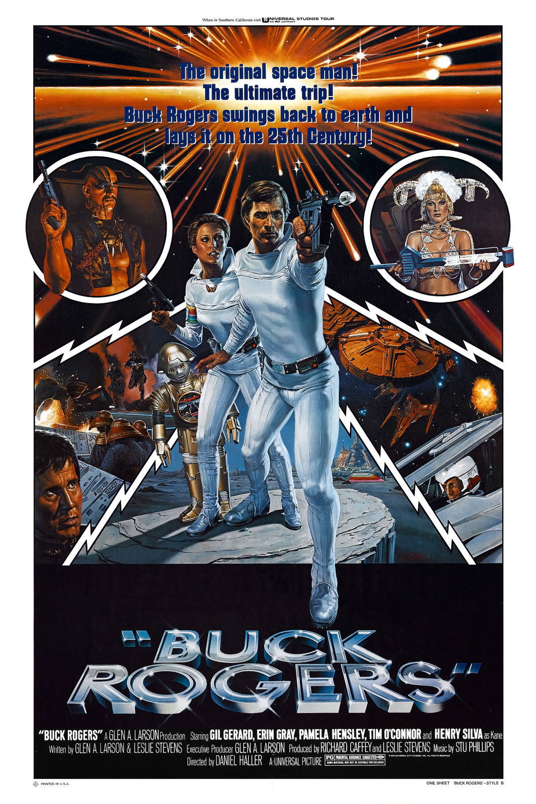 BUCK ROGERS IN THE25th CENTURY Classic Star Trek Film Retro Movie Vintage Wall Poster
