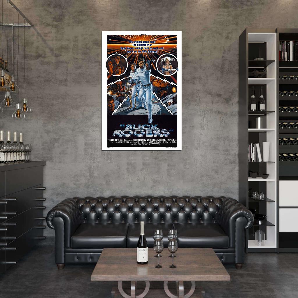 BUCK ROGERS IN THE25th CENTURY Classic Star Trek Film Retro Movie Vintage Wall Poster