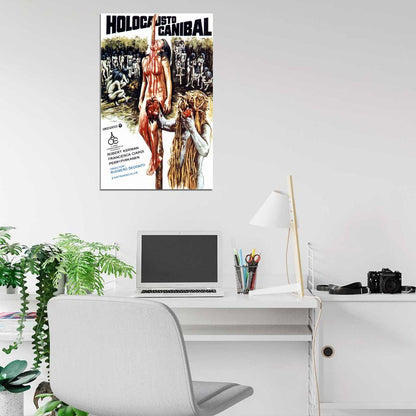 CANNIBAL HOLOCAUST Italian Gore Deodato BANNED Film Retro Movie Vintage Wall Poster