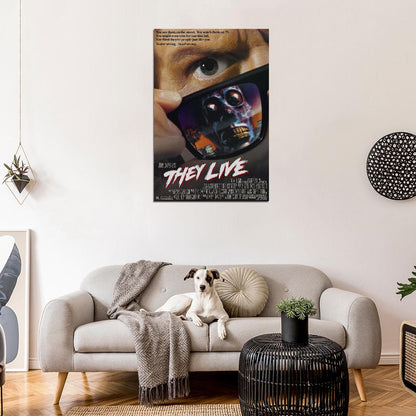 THEY LIVE 1988 Film Retro Movie Vintage Wall Poster