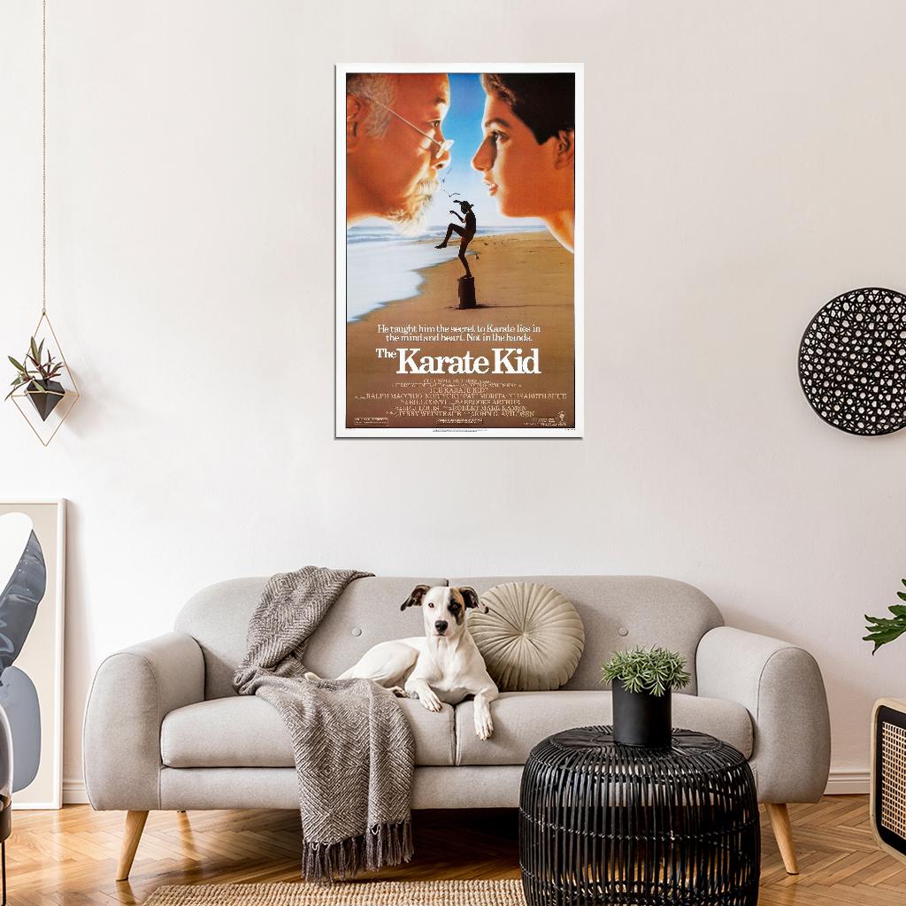 The Karate Kid 1984 Drama Sport Classic Film Retro Movie Vintage Wall Poster