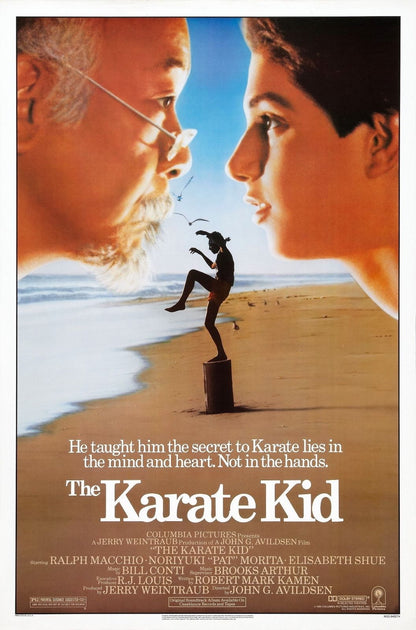 The Karate Kid 1984 Drama Sport Classic Film Retro Movie Vintage Wall Poster