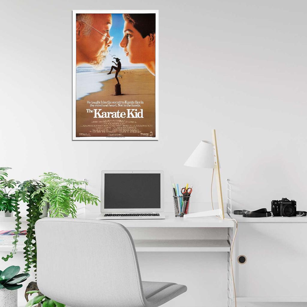 The Karate Kid 1984 Drama Sport Classic Film Retro Movie Vintage Wall Poster