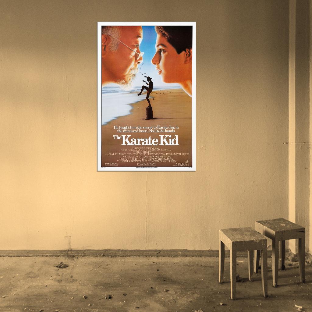 The Karate Kid 1984 Drama Sport Classic Film Retro Movie Vintage Wall Poster