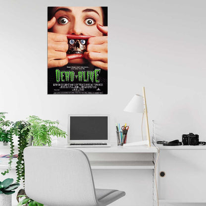 DEAD ALIVE aka BRAIN DEAD BRAINDEAD 1992 Film Retro Movie Vintage Wall Poster