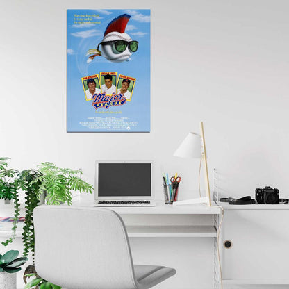 MAJOR LEAGUE 1989 Charlie Sheen Film Retro Movie Vintage Wall Poster