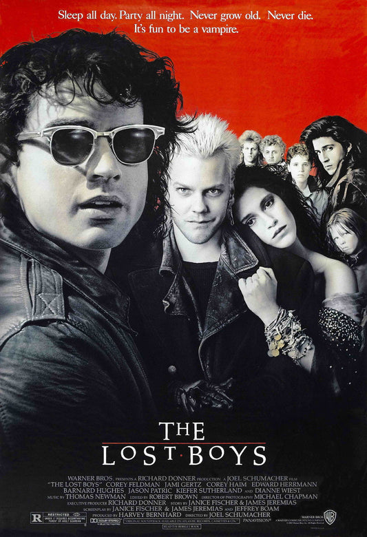 The Lost Boys 1987 Vampires Film Retro Movie Vintage Wall Poster