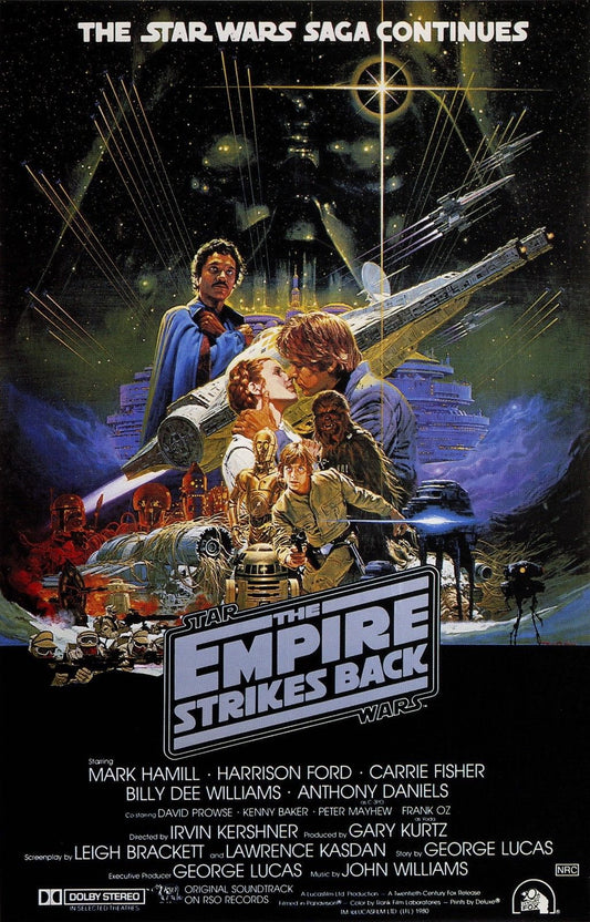 STAR WARS EMPIRE STRIKES BACK Return JediFilm Retro Movie Vintage Wall Poster