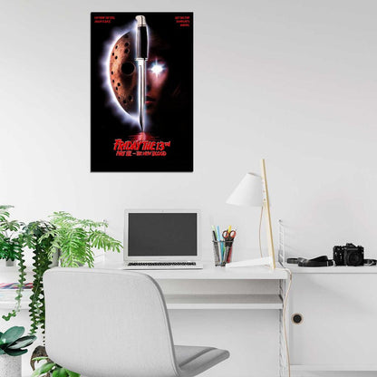 FRIDAY THE 13TH 7 THE NEW BLOOD Jason Vorhees  Film Retro Movie Vintage Wall Poster