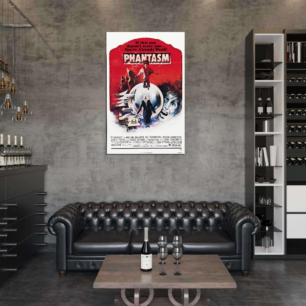 PHANTASM The Tall Man Horror  Film Retro Movie Vintage Wall Poster