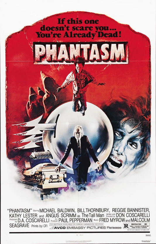 PHANTASM The Tall Man Horror  Film Retro Movie Vintage Wall Poster