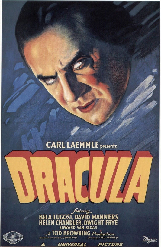 DRACULA Vampires Universal Monsters Film Retro Movie Vintage Wall Poster