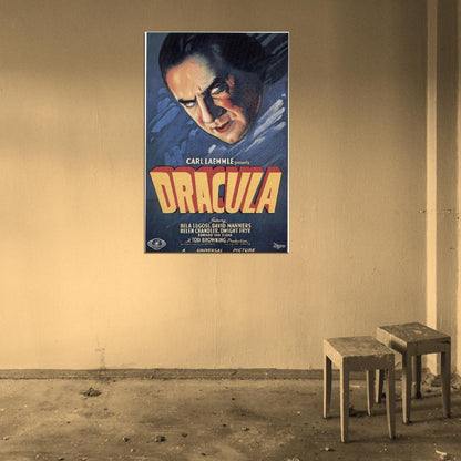 DRACULA Vampires Universal Monsters Film Retro Movie Vintage Wall Poster