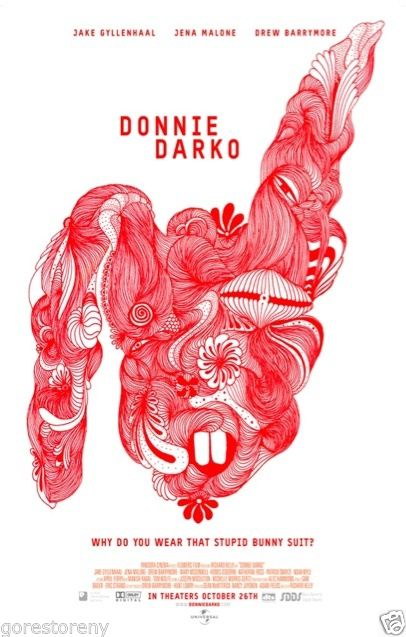 DONNIE DARKO Cult Time Travel Frank the Bunny Film Retro Movie Vintage Wall Poster