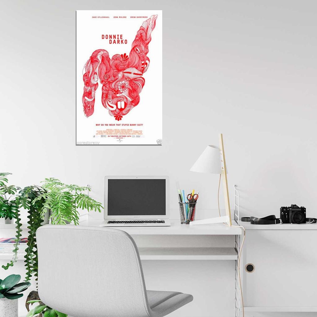 DONNIE DARKO Cult Time Travel Frank the Bunny Film Retro Movie Vintage Wall Poster