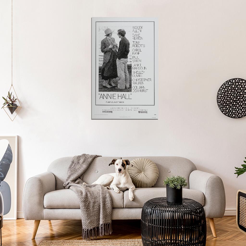 ANNIE HALL 1977 Woody Allen RARE Film Retro Movie Vintage Wall Poster