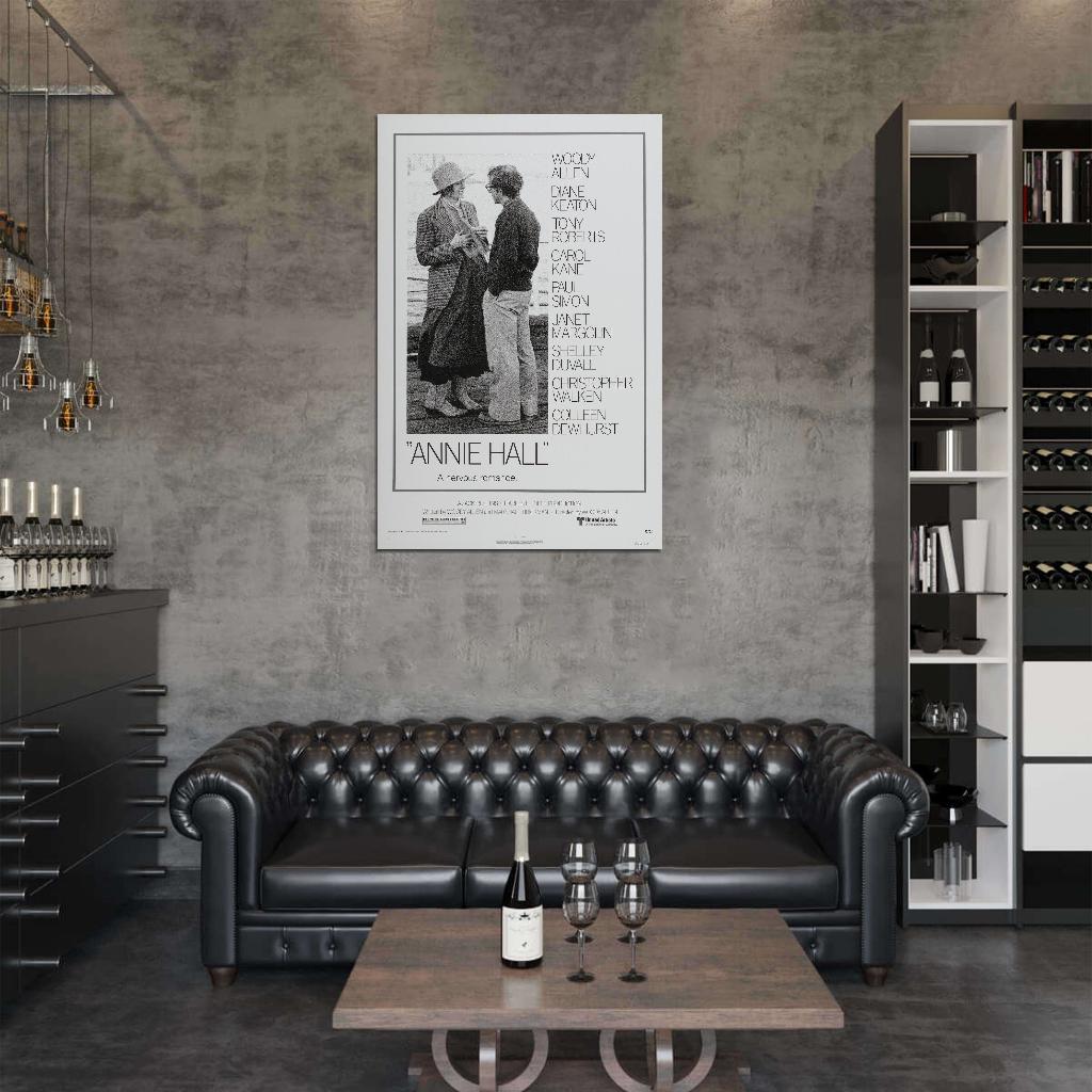 ANNIE HALL 1977 Woody Allen RARE Film Retro Movie Vintage Wall Poster