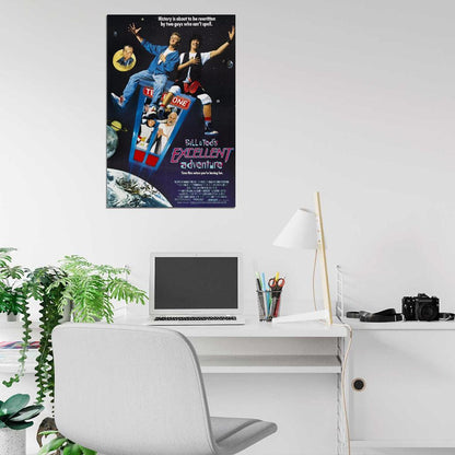 Bill & Ted's Excellent Adventure Cult Classic Film Retro Movie Vintage Wall Poster