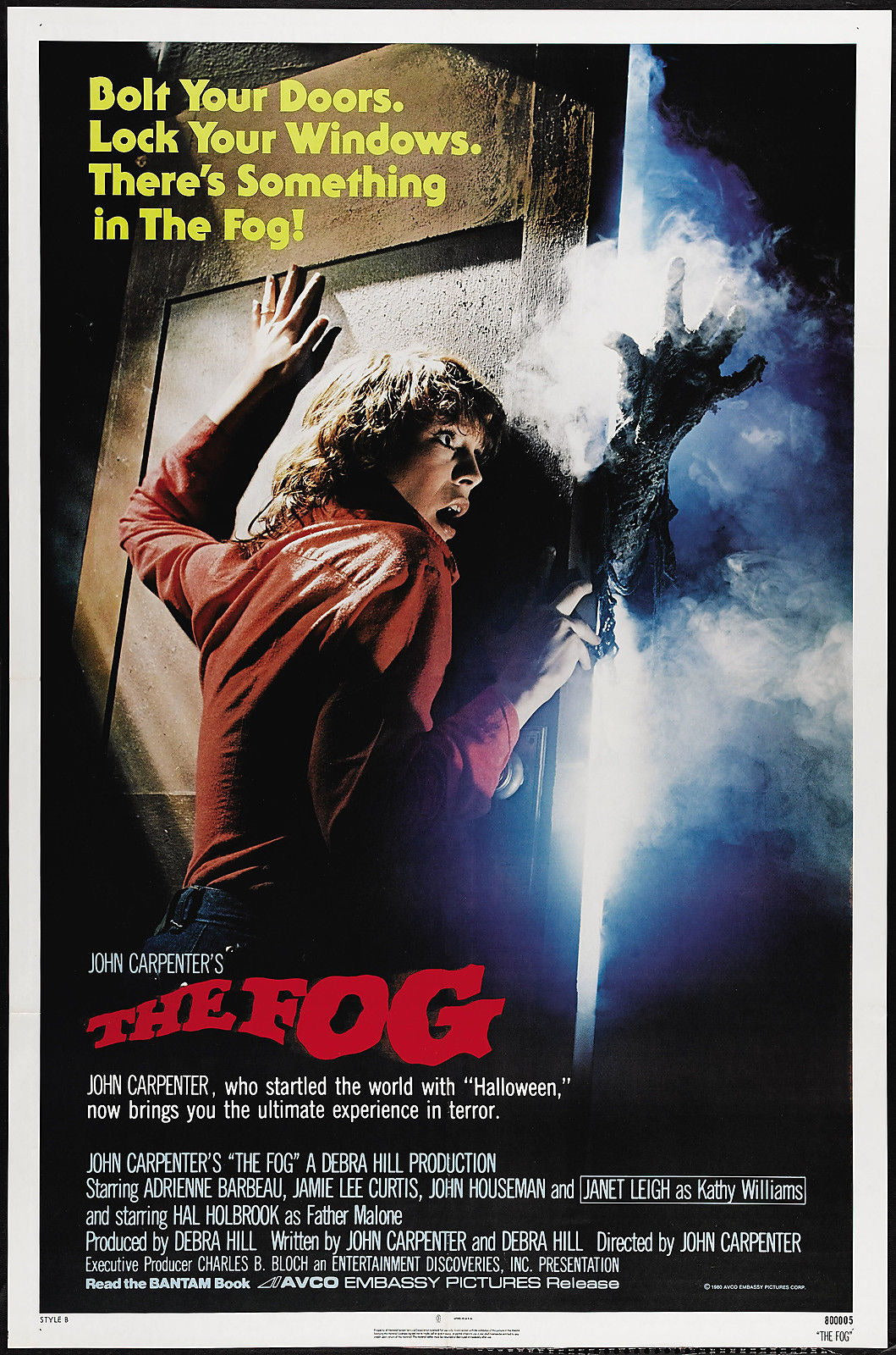 THE FOG 1980 John Carpenter Film Retro Movie Vintage Wall Poster