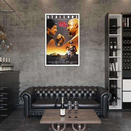 OVER THE TOP Sylvester Stallone ARM WRESTLING Film Retro Movie Vintage Wall Poster