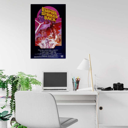 STAR WARS THE EMPIRE STRIKES BACK Darth Vader Film Retro Movie Vintage Wall Poster
