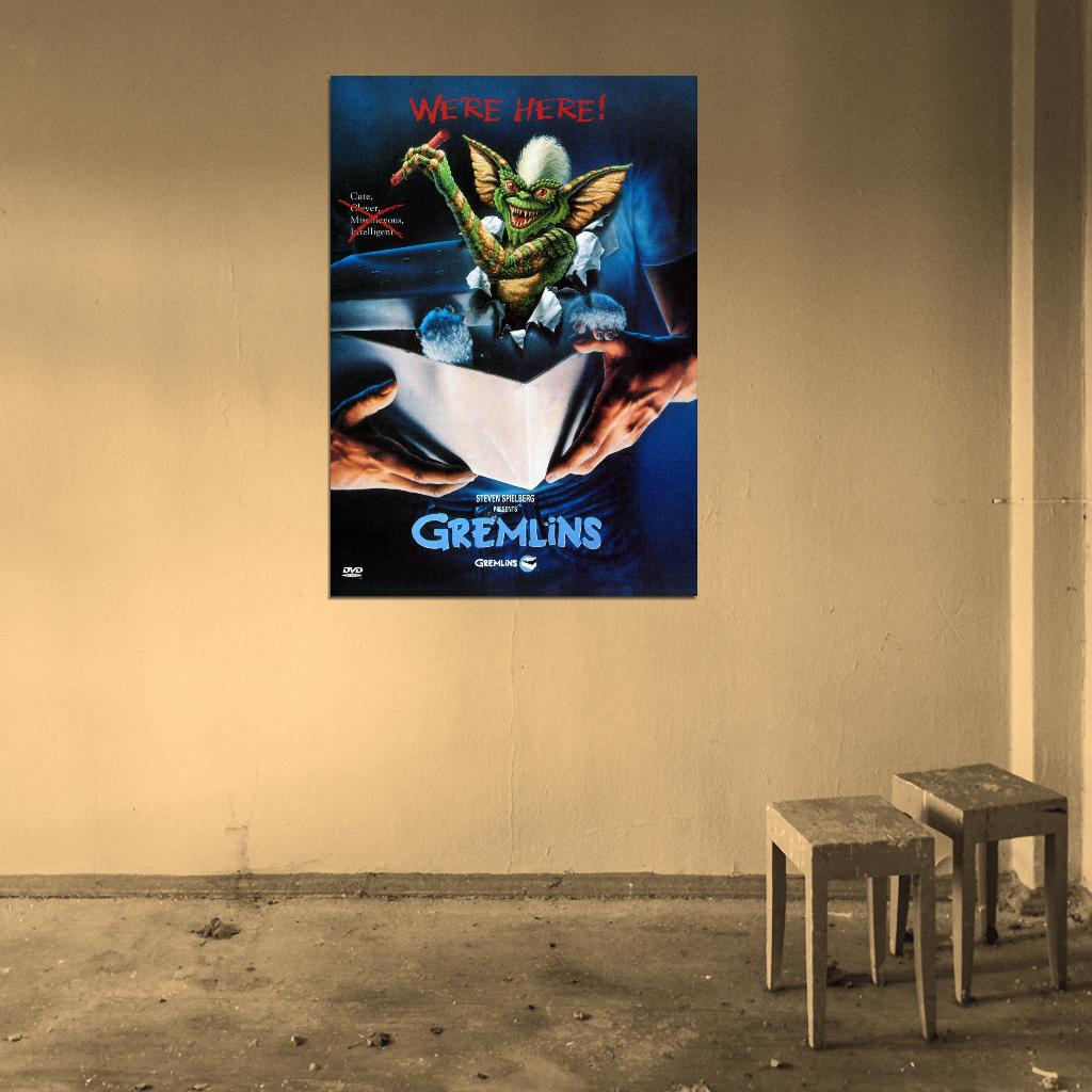 Gremlins 1984 Film Retro Movie Vintage Wall Poster