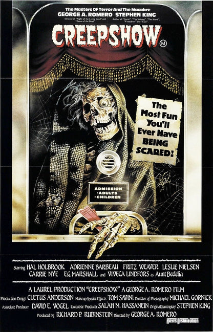 CREEPSHOW Horror Cult Classic Film Retro Movie Vintage Wall Poster