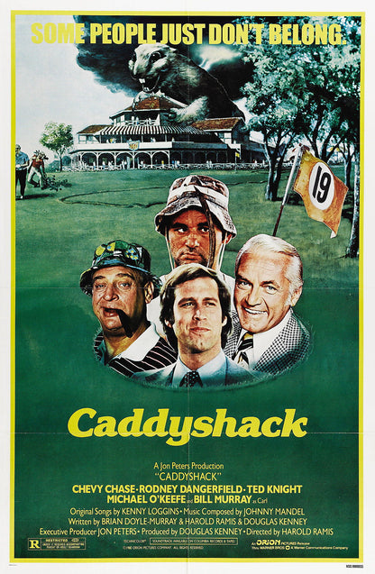CADDYSHACK 1980 Film Retro Movie Vintage Wall Poster