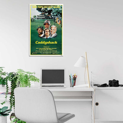 CADDYSHACK 1980 Film Retro Movie Vintage Wall Poster