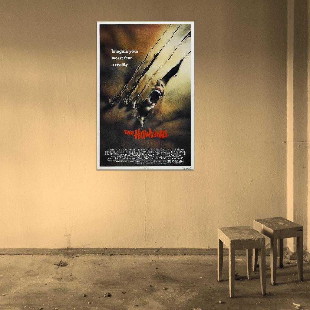 The Howling 1981 Film Retro Movie Vintage Wall Poster