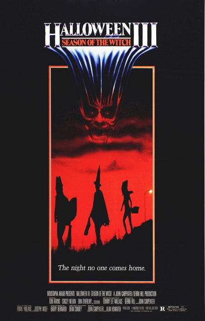 HALLOWEEN 3 Season of the Witch  SIlver Shamrock Film Retro Movie Vintage Wall Poster