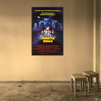 The Monster Squad 1987 Fantasy Action Classic Film Retro Movie Vintage Wall Poster