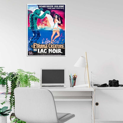 THE CREATURE FROM THE BLACK LAGOON Universal Film Retro Movie Vintage Wall Poster