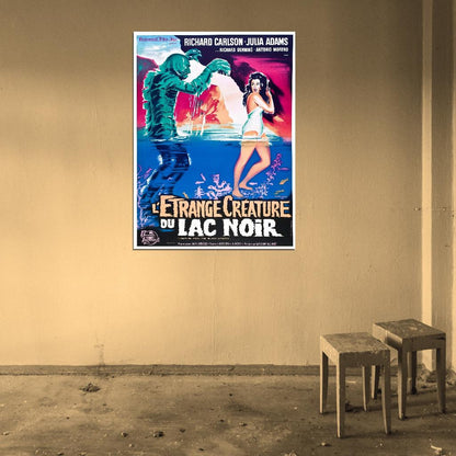 THE CREATURE FROM THE BLACK LAGOON Universal Film Retro Movie Vintage Wall Poster