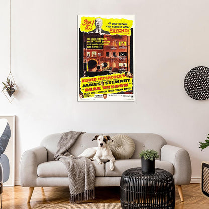 REAR WINDOW 1954 Film Retro Movie Vintage Wall Poster