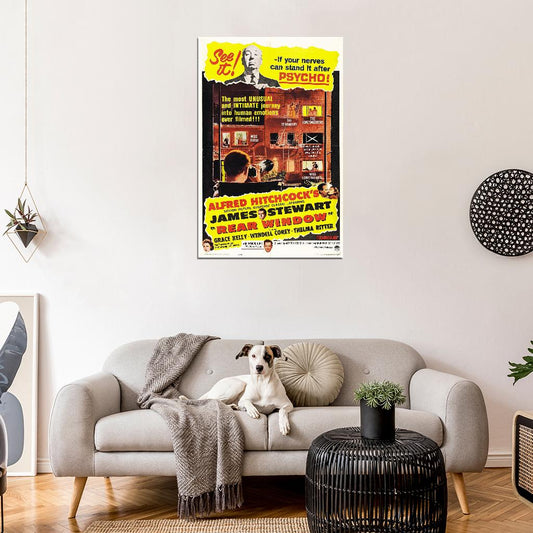 REAR WINDOW 1954 Film Retro Movie Vintage Wall Poster