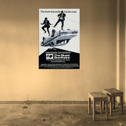 THE BLUES BROTHERS Film Retro Movie Vintage Wall Poster