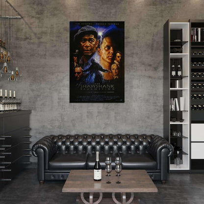 THE SHAWSHANK REDEMPTION 1994 Film Retro Movie Vintage Wall Poster