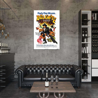 DOLEMITE Blaxploitation Shaft Film Retro Movie Vintage Wall Poster