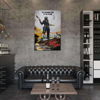 Mad Max 1979 Mel Gibson Film Retro Movie Vintage Wall Poster