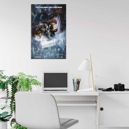 STAR WARS THE EMPIRE STRIKES BACK Episode V Film Retro Movie Vintage Wall Poster