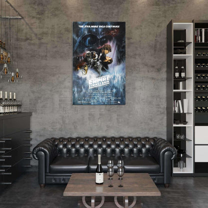 STAR WARS THE EMPIRE STRIKES BACK Episode V Film Retro Movie Vintage Wall Poster