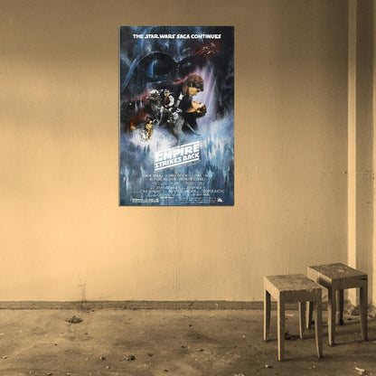STAR WARS THE EMPIRE STRIKES BACK Episode V Film Retro Movie Vintage Wall Poster