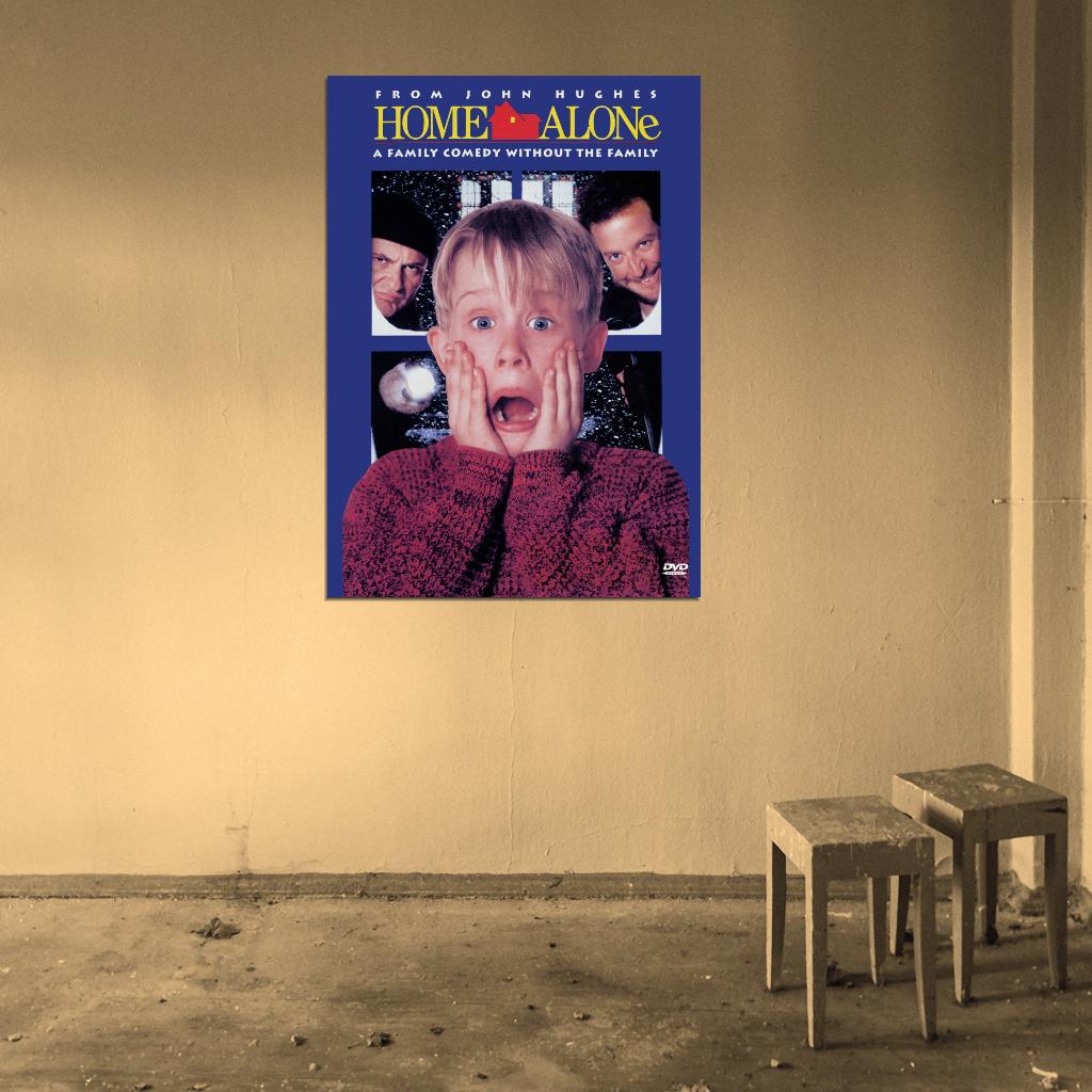 HOME ALONE Comedy Film Retro Movie Vintage Wall Poster