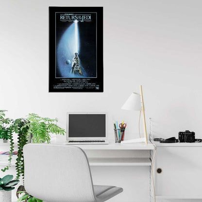 STAR WARS OF THE Episode VI Strikes Film Retro Movie Vintage Wall Poster